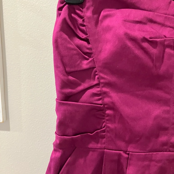 Chic Fuchsia Strapless Mini Dress - Picture 4 of 8